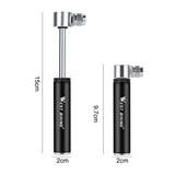Maxbell Maxbell Mini Bike Pump Compact Tire Pump Inflator 120PSI for Soccer Balloon Silver
