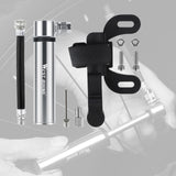 Maxbell Maxbell Mini Bike Pump Compact Tire Pump Inflator 120PSI for Soccer Balloon Silver
