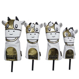 Maxbell Maxbell Cow Headcovers Golf Hybrid Driver Covers Water-Proof Headcovers 1 Gold