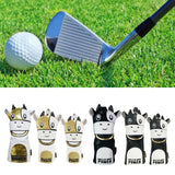 Maxbell Maxbell Cow Headcovers Golf Hybrid Driver Covers Water-Proof Headcovers 1 Gold