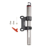 Maxbell Maxbell Bike Pump Hand Portable Cycling Inflator Tyre Tire With High Pressure Gauge Sliver and Gray