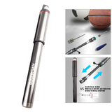 Maxbell Maxbell Bike Pump Hand Portable Cycling Inflator Tyre Tire With High Pressure Gauge Sliver and Gray