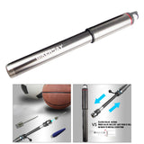 Maxbell Maxbell Bike Pump Hand Portable Cycling Inflator Tyre Tire With High Pressure Gauge Sliver and Gray