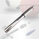 Maxbell Maxbell Bike Pump Hand Portable Cycling Inflator Tyre Tire With High Pressure Gauge Sliver and Gray