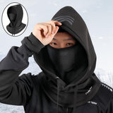 Maxbell Maxbell Full Face Masks Soft Waterproof Windproof Cycling for Snowboard Cycling Ski black 1 with net