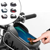 Maxbell Maxbell Bike Phone Mount Bag Top Tube for Bicycle Top Tube Black