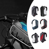 Maxbell Maxbell Bike Phone Mount Bag Top Tube for Bicycle Top Tube Black