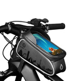 Maxbell Maxbell Bike Phone Mount Bag Top Tube for Bicycle Top Tube Black