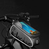 Maxbell Maxbell Bike Phone Mount Bag Top Tube for Bicycle Top Tube Black