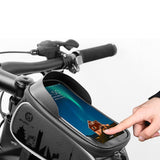 Maxbell Maxbell Bike Phone Mount Bag Top Tube for Bicycle Top Tube Black