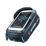Maxbell Maxbell Bike Phone Mount Bag Top Tube for Bicycle Top Tube Black