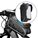 Maxbell Maxbell Bike Phone Mount Bag Top Tube for Bicycle Top Tube Black
