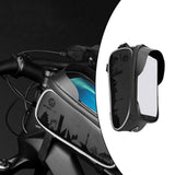Maxbell Maxbell Bike Phone Mount Bag Top Tube for Bicycle Top Tube Black