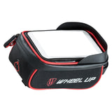 Maxbell Maxbell Bike Phone Mount Bag Top Tube for Bicycle Top Tube Black Red
