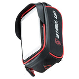 Maxbell Maxbell Bike Phone Mount Bag Top Tube for Bicycle Top Tube Black Red