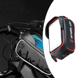 Maxbell Maxbell Bike Phone Mount Bag Top Tube for Bicycle Top Tube Black Red