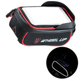 Maxbell Maxbell Bike Phone Mount Bag Top Tube for Bicycle Top Tube Black Red