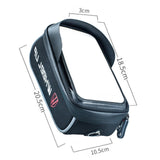 Maxbell Maxbell Bike Phone Mount Bag Top Tube for Bicycle Top Tube Black Gray