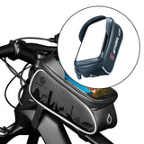 Maxbell Maxbell Bike Phone Mount Bag Top Tube for Bicycle Top Tube Black Gray