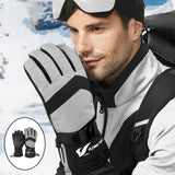Maxbell Maxbell Snowboard Gloves Snowmobile Waterproof Glove for Hiking Skiing Adults M