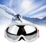 Maxbell Maxbell 1PcMens Women Anti-Fog Tinted Lens Snow Board Ski UV Sunglasses Goggles White Sliver Lens
