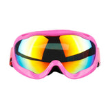 Maxbell Maxbell 1PcMens Women Anti-Fog Tinted Lens Snow Board Ski UV Sunglasses Goggles Rose Red Lens