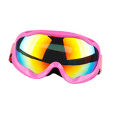 Maxbell Maxbell 1PcMens Women Anti-Fog Tinted Lens Snow Board Ski UV Sunglasses Goggles Rose Red Lens