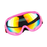 Maxbell Maxbell 1PcMens Women Anti-Fog Tinted Lens Snow Board Ski UV Sunglasses Goggles Rose Red Lens