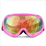 Maxbell Maxbell 1PcMens Women Anti-Fog Tinted Lens Snow Board Ski UV Sunglasses Goggles Rose Red Lens