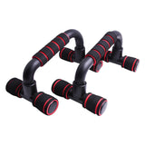 Maxbell Push up Bars Non-Slip for Floor Exercise Equipment for Women Red Black - Aladdin Shoppers