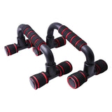 Maxbell Push up Bars Non-Slip for Floor Exercise Equipment for Women Red Black - Aladdin Shoppers