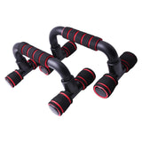 Maxbell Push up Bars Non-Slip for Floor Exercise Equipment for Women Red Black - Aladdin Shoppers