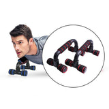 Maxbell Push up Bars Non-Slip for Floor Exercise Equipment for Women Red Black - Aladdin Shoppers
