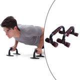Maxbell Push up Bars Non-Slip for Floor Exercise Equipment for Women Red Black - Aladdin Shoppers