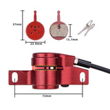 Maxbell Maxbell Hydraulic Disc Brakes Set Aluminum Alloy for MTB Bike Black without Disc