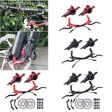 Maxbell Maxbell Hydraulic Disc Brakes Set Aluminum Alloy for MTB Bike Black without Disc