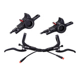 Maxbell Maxbell Hydraulic Disc Brakes Set Aluminum Alloy for MTB Bike Black without Disc