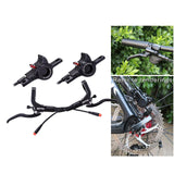 Maxbell Maxbell Hydraulic Disc Brakes Set Aluminum Alloy for MTB Bike Black without Disc