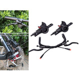 Maxbell Maxbell Hydraulic Disc Brakes Set Aluminum Alloy for MTB Bike Black without Disc