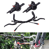 Maxbell Maxbell Hydraulic Disc Brakes Set Aluminum Alloy for MTB Bike Black without Disc