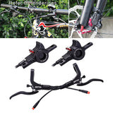Maxbell Maxbell Hydraulic Disc Brakes Set Aluminum Alloy for MTB Bike Black without Disc