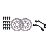 Maxbell Maxbell Hydraulic Disc Brakes Set Aluminum Alloy for MTB Bike Black with Disc
