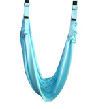 Maxbell Maxbell Pilates Belt Open Hip Stretch Split Pull Rope Back Waist Aerial Yoga Trainer Blue