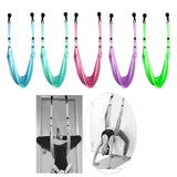 Maxbell Maxbell Pilates Belt Open Hip Stretch Split Pull Rope Back Waist Aerial Yoga Trainer Blue