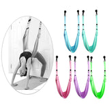 Maxbell Maxbell Pilates Belt Open Hip Stretch Split Pull Rope Back Waist Aerial Yoga Trainer Blue