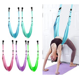 Maxbell Maxbell Pilates Belt Open Hip Stretch Split Pull Rope Back Waist Aerial Yoga Trainer Blue