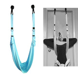 Maxbell Maxbell Pilates Belt Open Hip Stretch Split Pull Rope Back Waist Aerial Yoga Trainer Blue