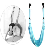 Maxbell Maxbell Pilates Belt Open Hip Stretch Split Pull Rope Back Waist Aerial Yoga Trainer Blue