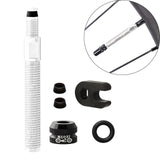 Maxbell MTB Road Bike Tubeless Tire Presta Valve Extender Universal Vacuum Tire 50mmSliver - Aladdin Shoppers