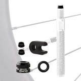 Maxbell MTB Road Bike Tubeless Tire Presta Valve Extender Universal Vacuum Tire 50mmSliver - Aladdin Shoppers